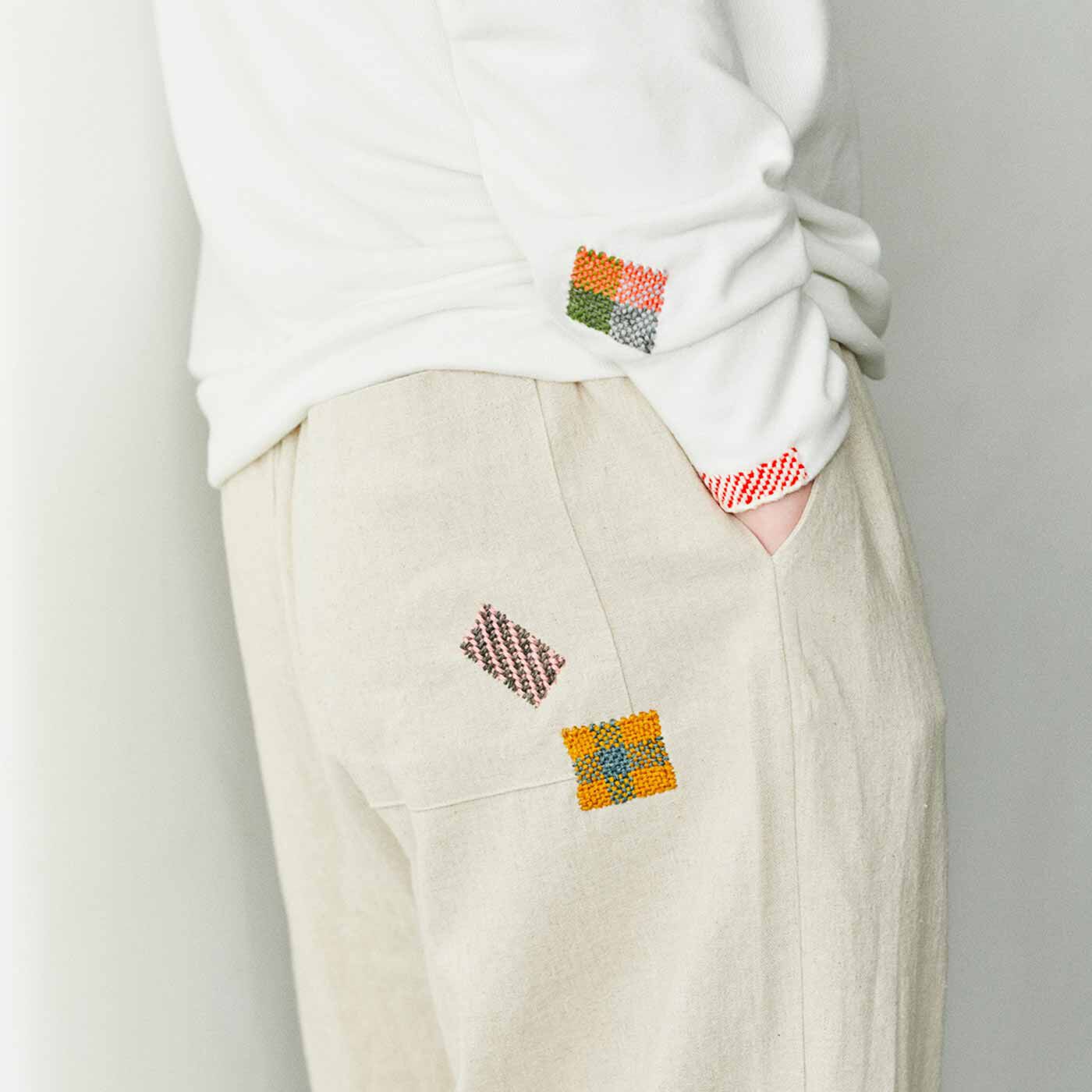 Couturier|ちいさな織り模様でダーニングを楽しむ ウィービングサンプラーの会|シミ汚れを隠して愛着アップ！