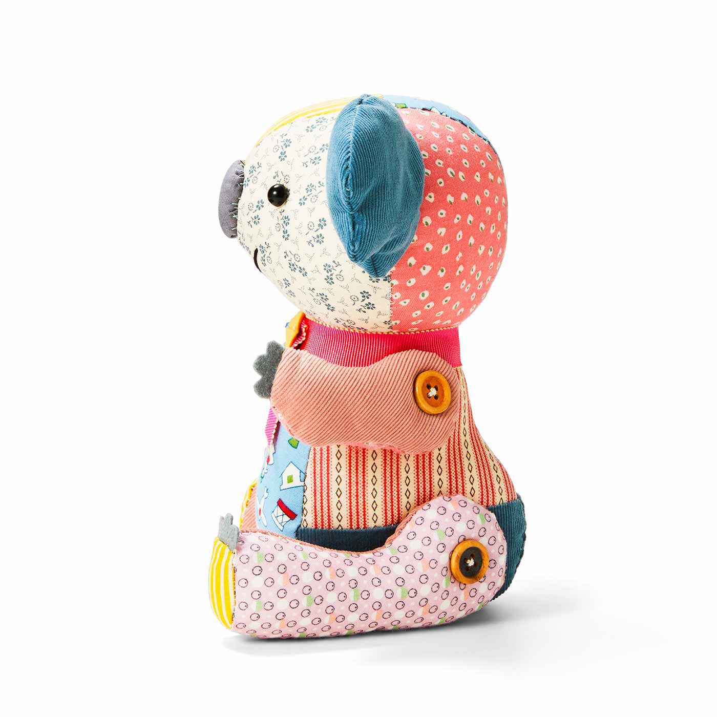 Couturier|ハッピートイズ いつもほがらか ごきげんコアラちゃん パッチワークぬいぐるみ型紙セット