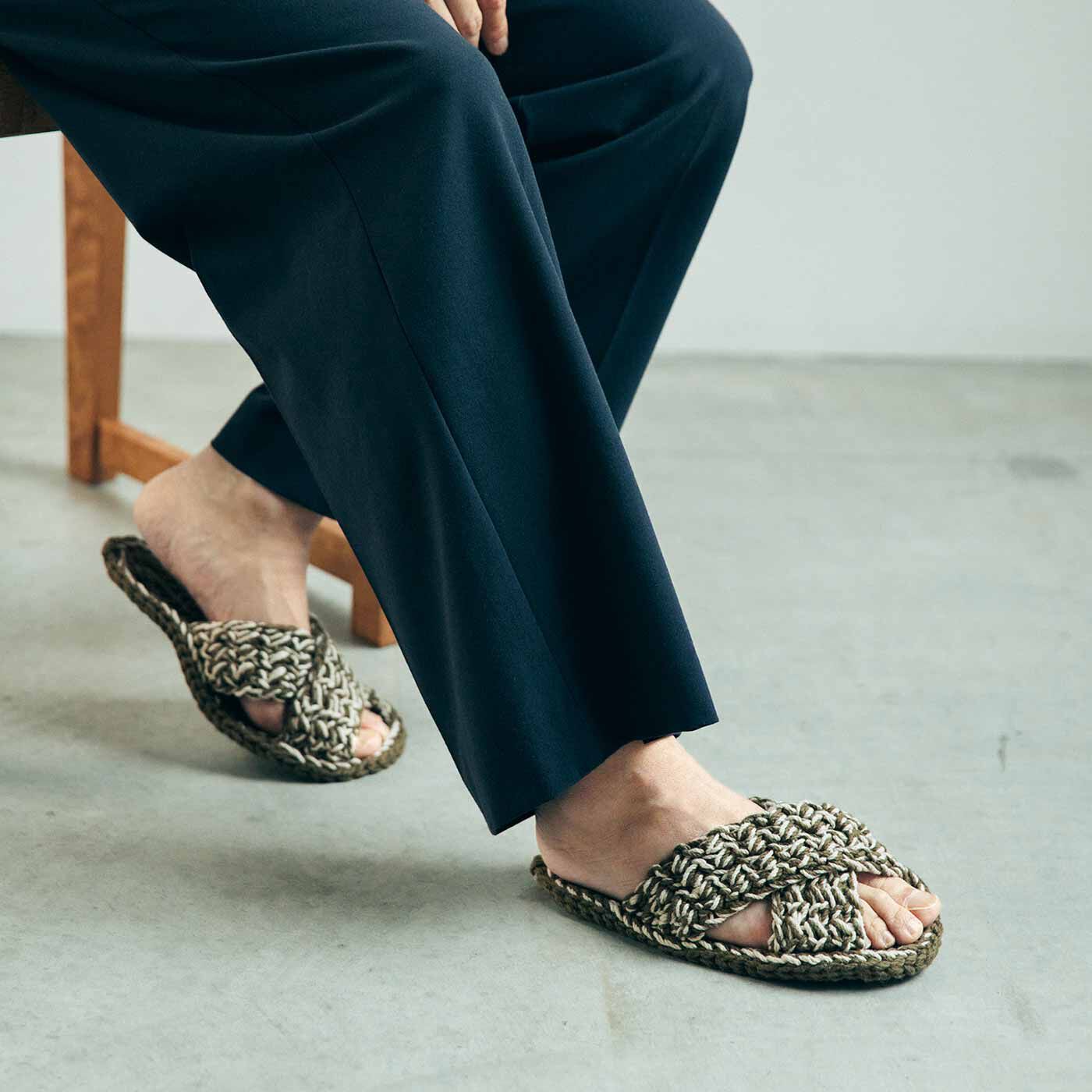 Couturier[クチュリエ]|おうちでのんびりビーチ気分 太い竹かぎ針で編む ルームサンダルの会