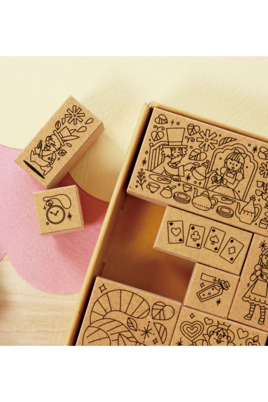 ミニツク|押すだけで物語が始まる　サタケシュンスケ　すきまものがたり　童話スタンプセット