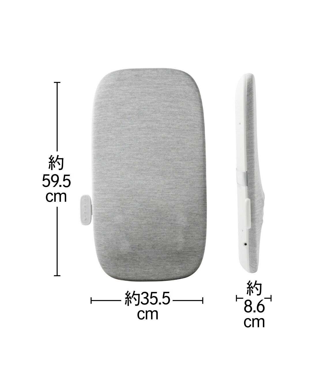 ミニツク|8.6cmのスリム設計 持ち運びらくらく シートマッサージャー
