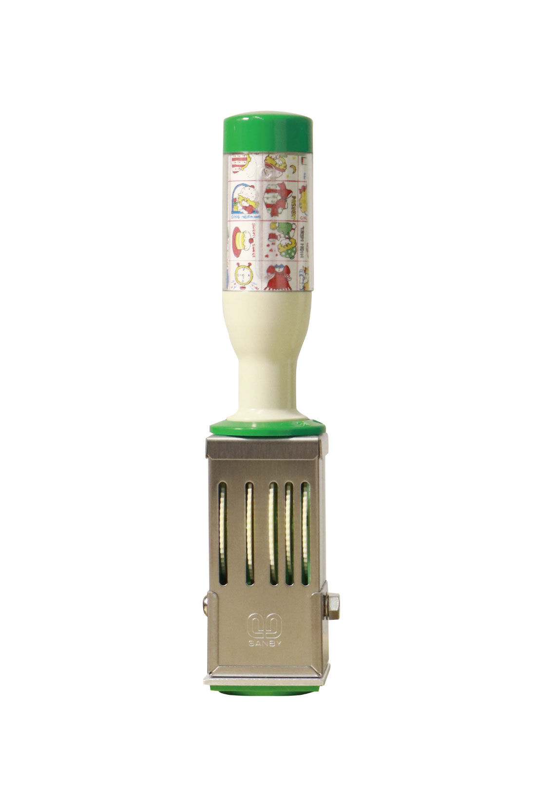 ミニツク|ノスタルジックに押して記録　シモジマスタンプ　日付印〈なかよし〉
