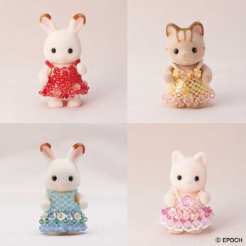 ミニツク | お着替えにぴったりビーズドレスキット シルバニアファミリーの赤ちゃん専用