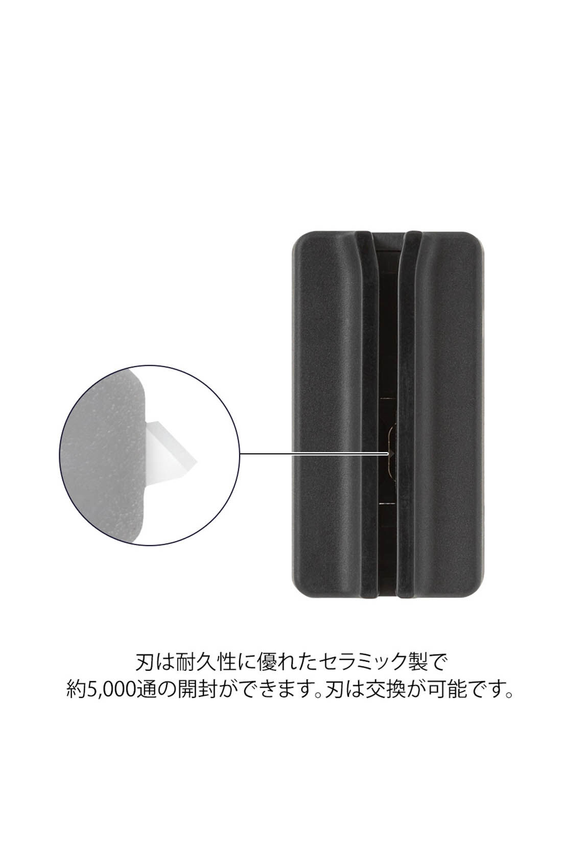 ミニツク|片手で簡単開封！　冷蔵庫に貼り付け　マグネットレターカッターの会