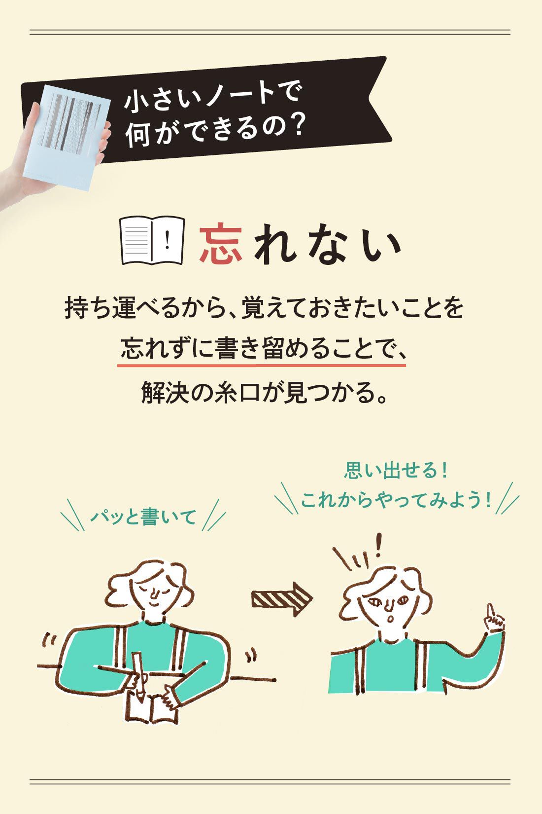 ミニツク|簡単フォーマットが続くコツ 大人のモヤモヤをデトックスできちゃう 小さいノートレッスンプログラム ［12回予約プログラム］