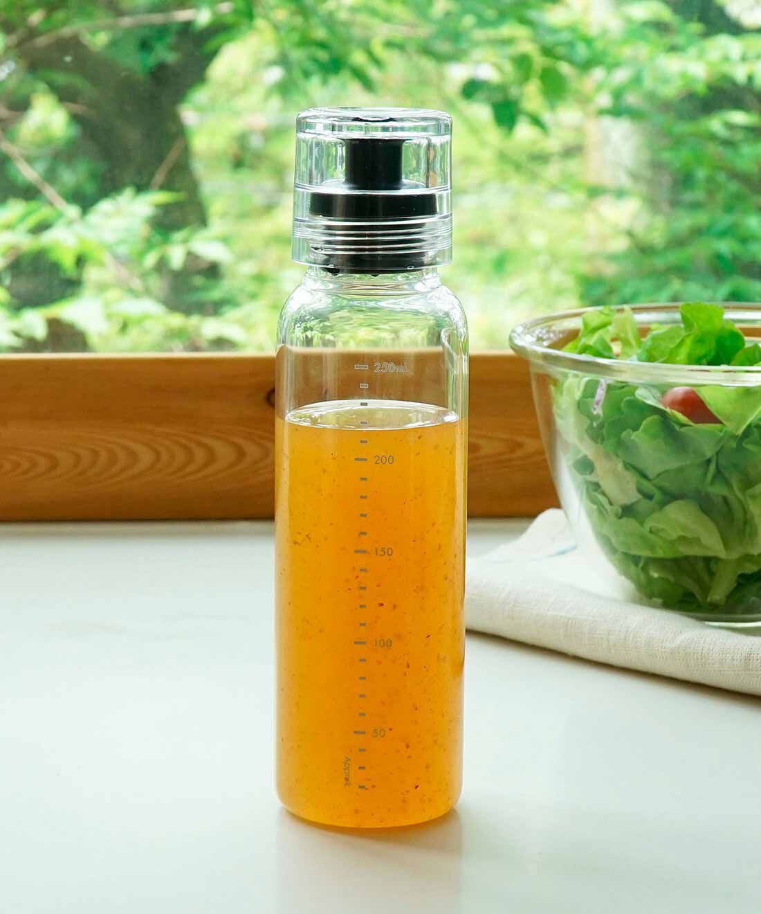 ミニツク|HARIO 切れのよい注ぎ口 耐熱ガラスの調味料ボトル（250ml）の会