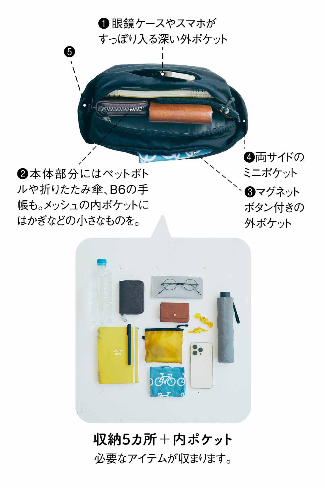 ミニツク|金子 敦子さんと作った 大人の本音を詰め込んだ 身軽なショルダーバッグ