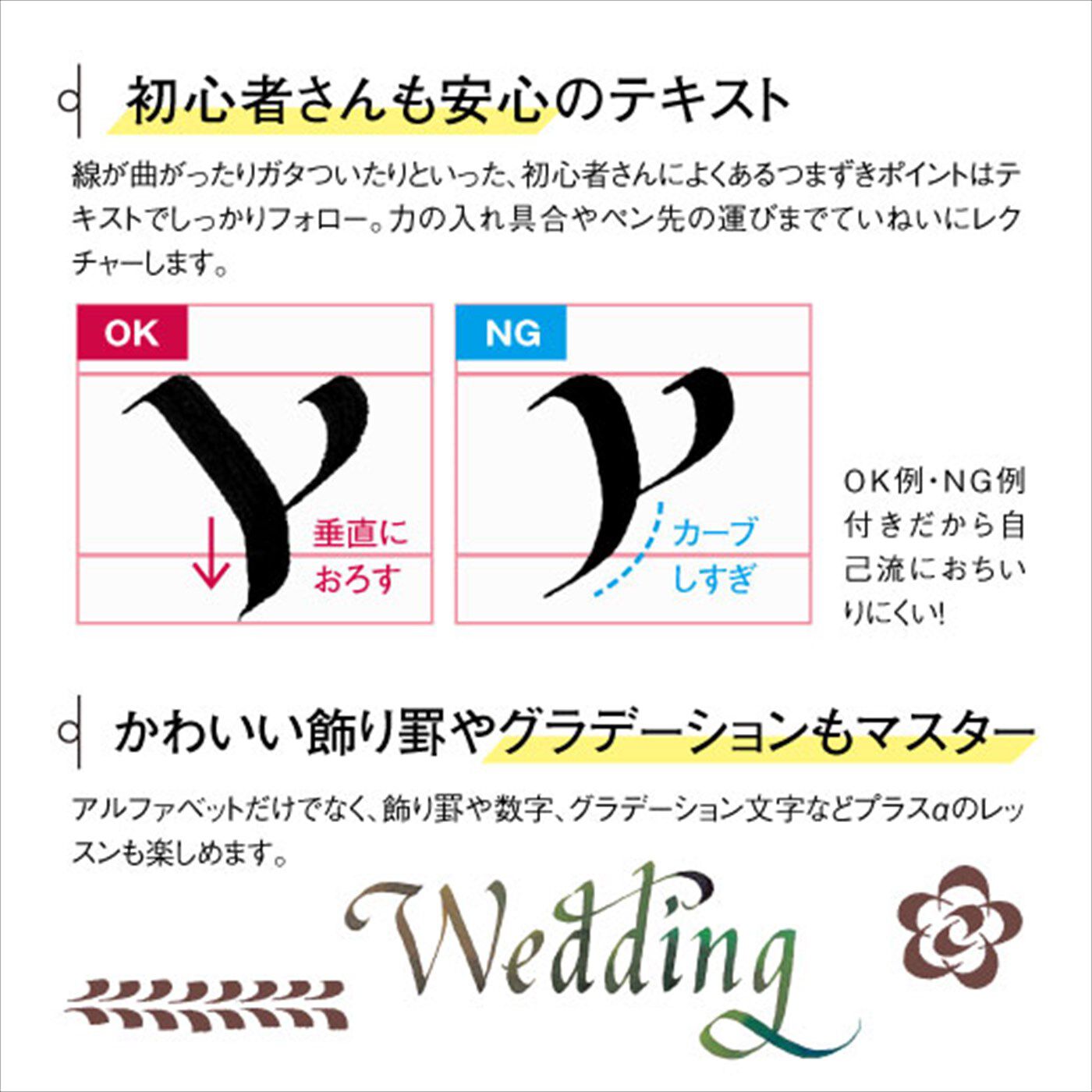 ミニツク|一度書いてみたかった！ 文字に魅せられる生活 カリグラフィーレッスンプログラム[６回予約プログラム]