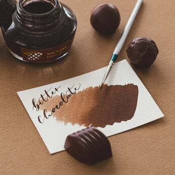 ミニツク | チョコレート色のインクビターチョコレート色