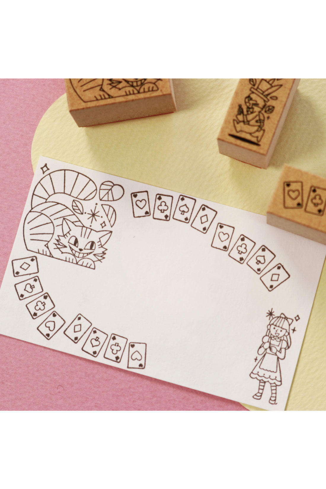 ミニツク|押すだけで物語が始まる　サタケシュンスケ　すきまものがたり　童話スタンプセット|手帳やカードなどちょっとしたすき間をかわいくデコ♪