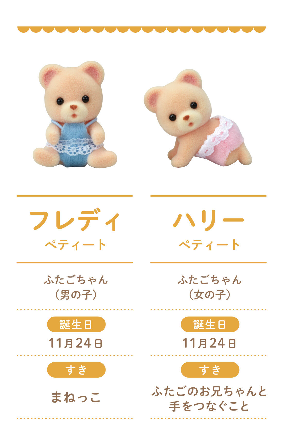 ミニツク|【12月予約】シルバニアファミリーの世界を楽しむ ふたごちゃんコレクションの会