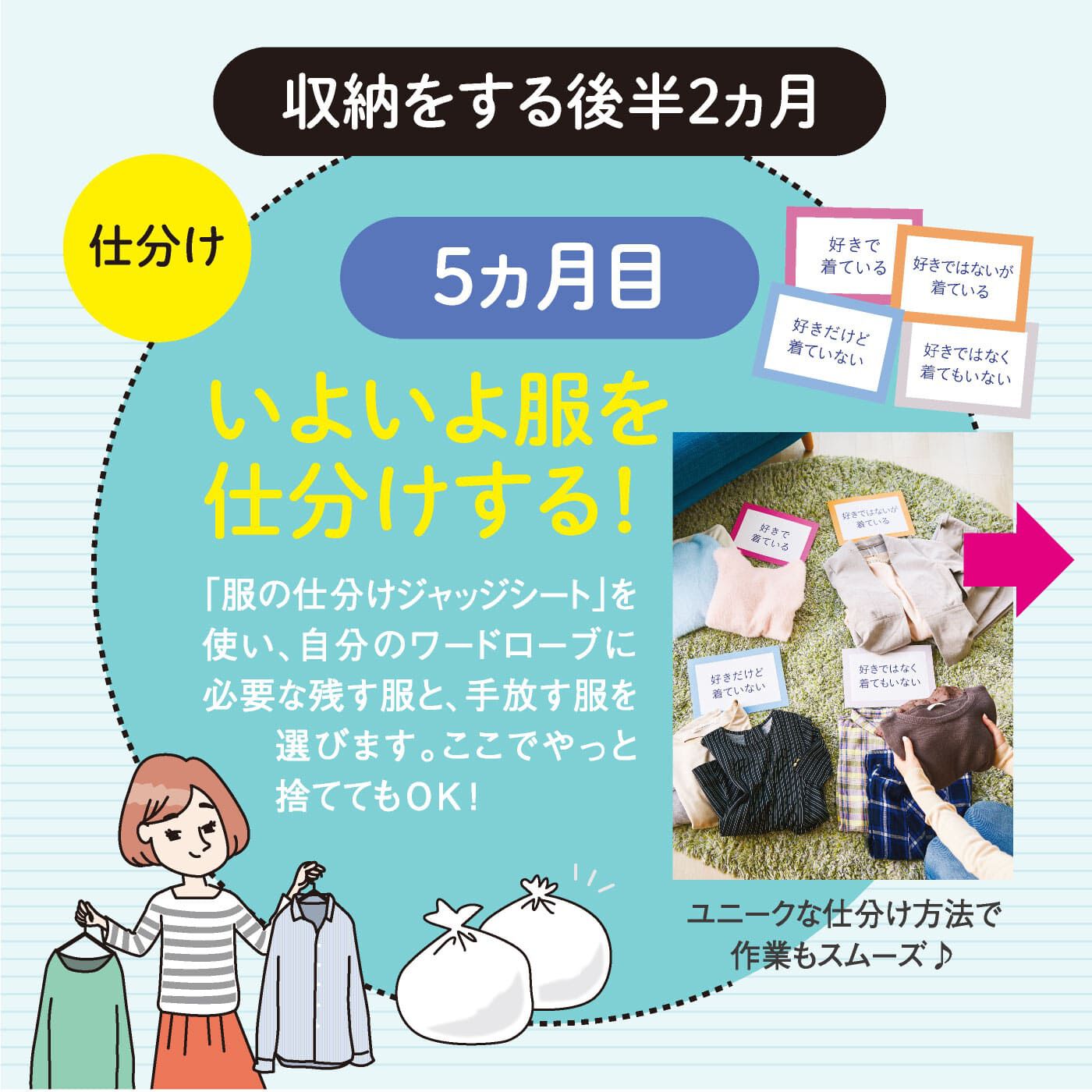 ミニツク|【総額5,610円OFF】プロの整理術でワードローブが劇的に変わる！クローゼットお片づけプログラム［6回予約プログラム］