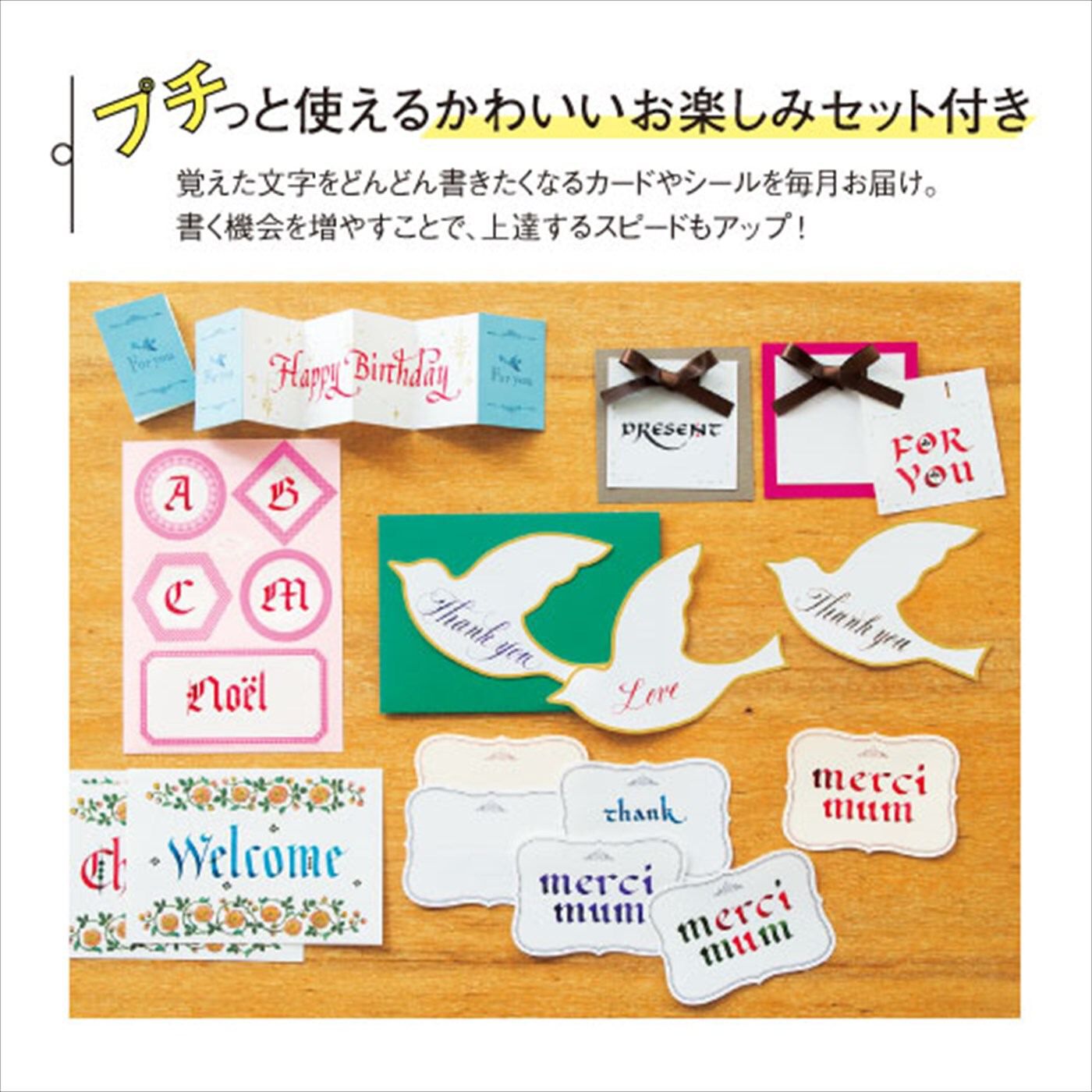 ミニツク|一度書いてみたかった！ 文字に魅せられる生活 カリグラフィーレッスンプログラム[６回予約プログラム]