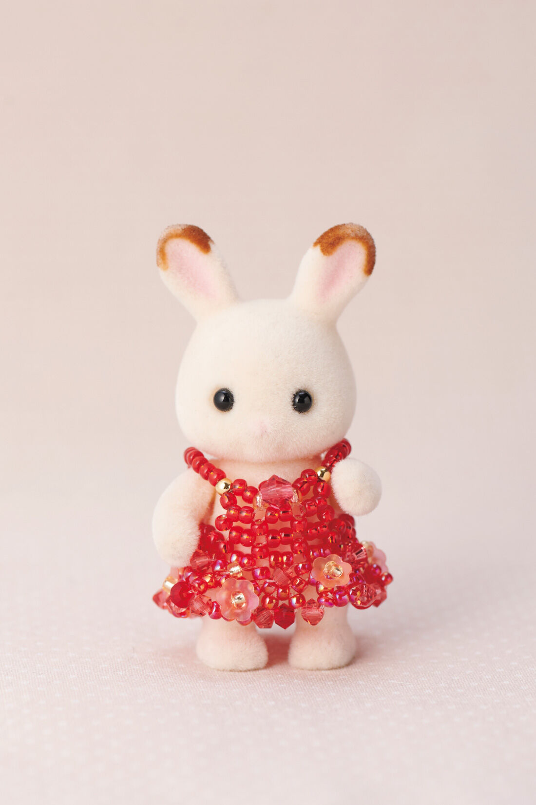 ミニツク|シルバニアファミリーの赤ちゃん専用　お着替えにぴったりビーズドレスキット| 1 （レッド）