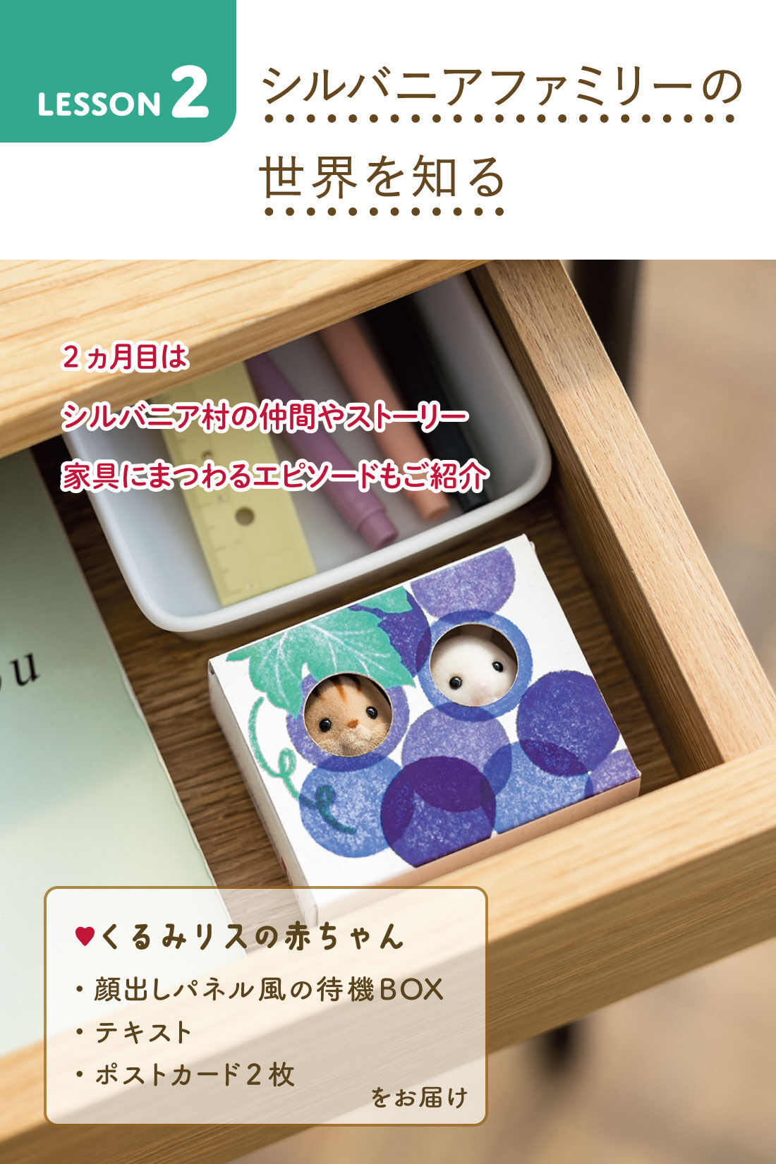 ミニツク|【初回半額】大人のための「小さな推し活」 シルバニアファミリーを楽しむプログラム［6回予約プログラム］