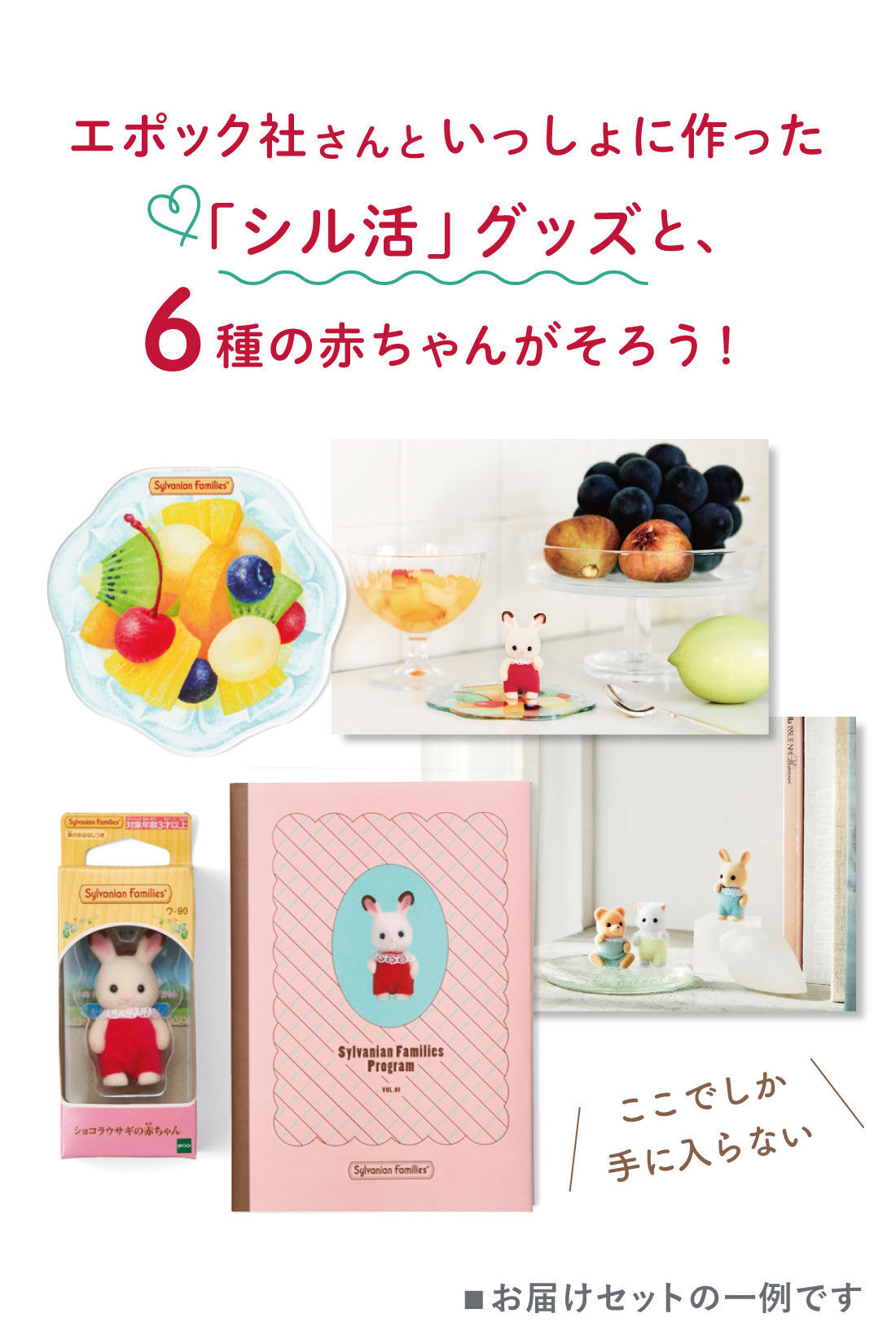 ミニツク|【初回半額】大人のための「小さな推し活」 シルバニアファミリーを楽しむプログラム［6回予約プログラム］