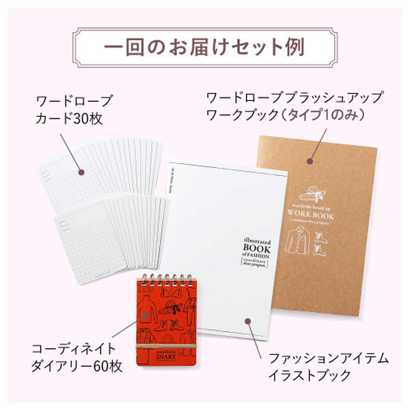 ミニツク|【タイプが選べる】ワードローブをかしこく管理しておしゃれがもっと楽しくなる　コーディネイトダイアリープログラム
