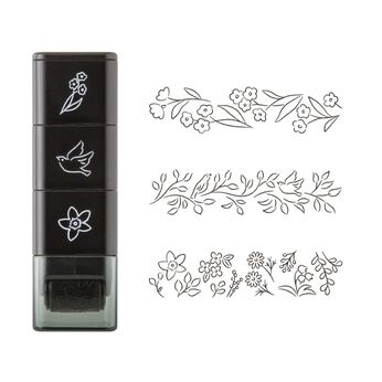 ミニツク | ３種の絵柄を楽しめる連結ローラースタンプ