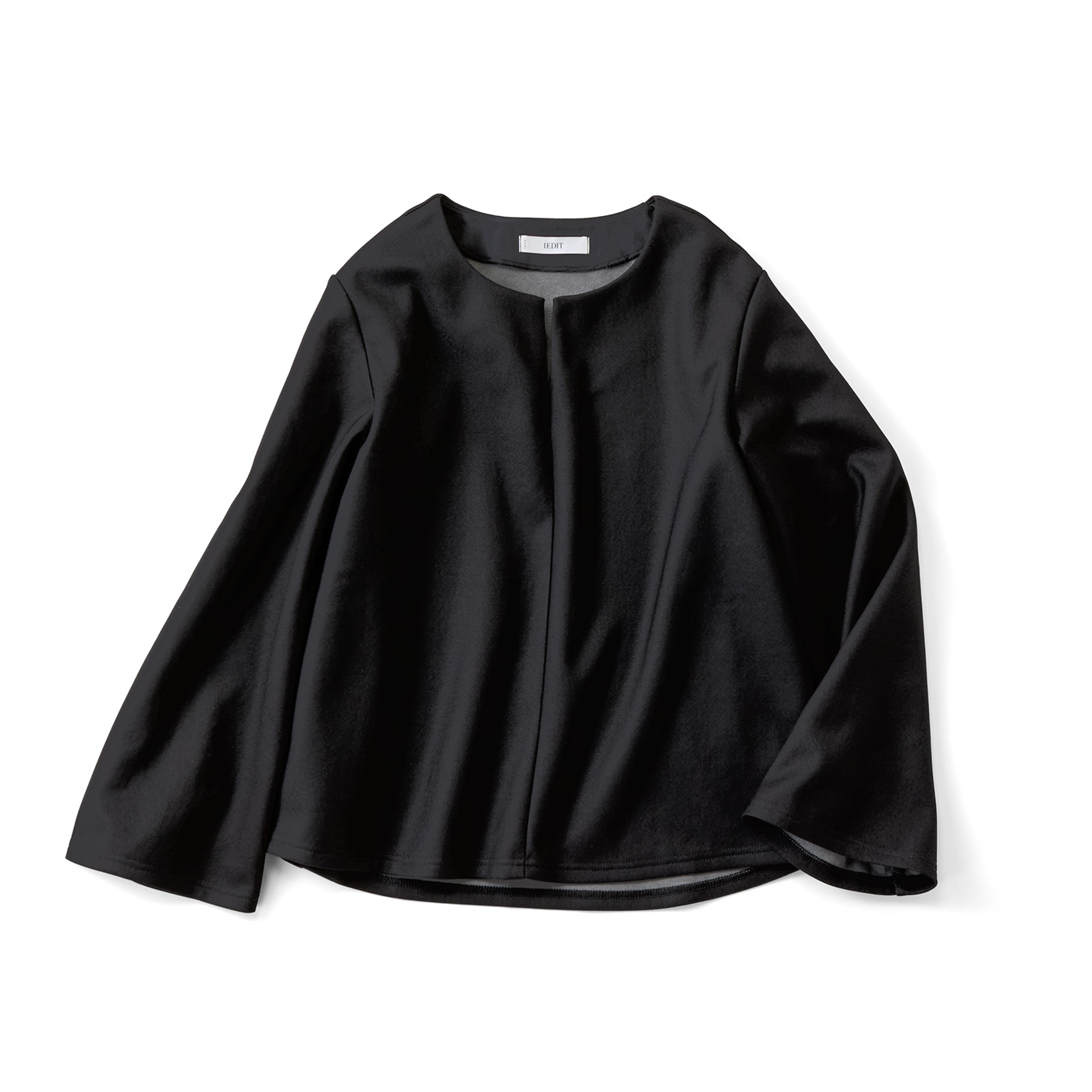 IEDIT［イディット］|ほっと適温トップス〈ブラック〉ＩＥ