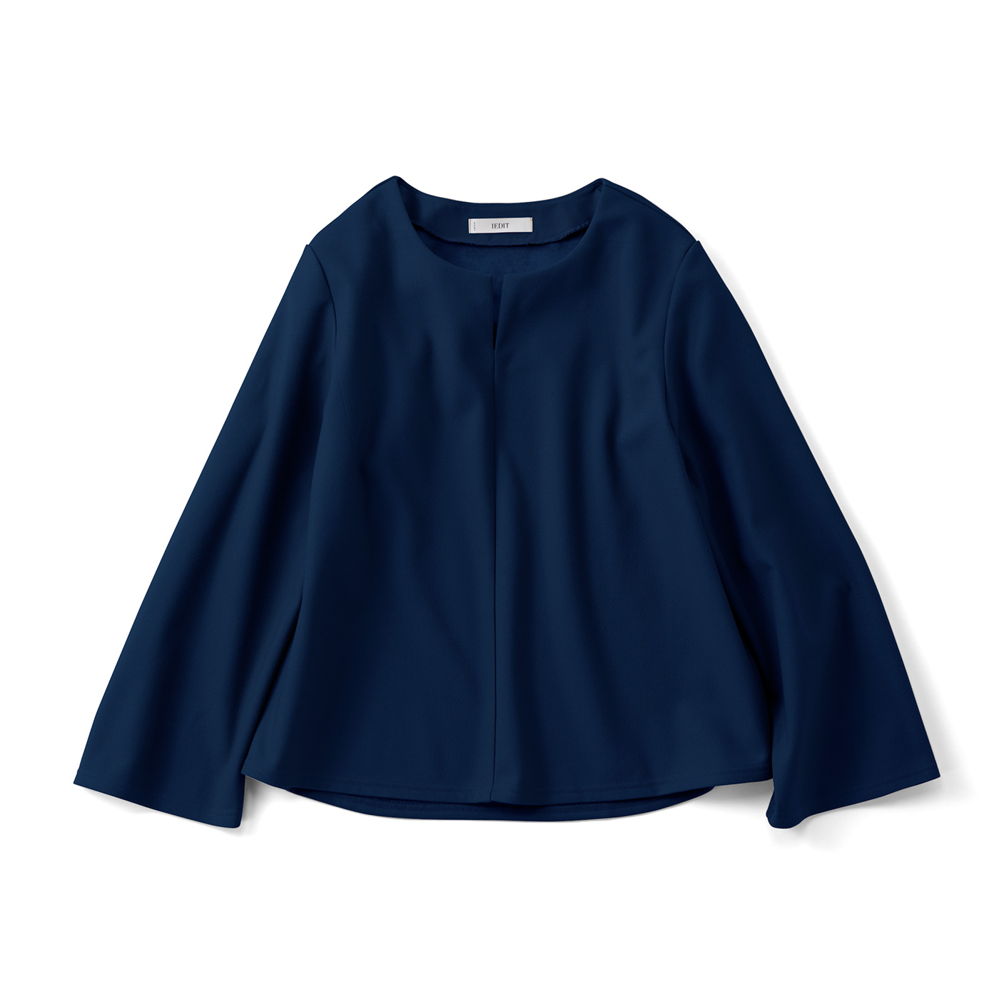 IEDIT|ほっと適温トップス〈ネイビー〉ＩＥ