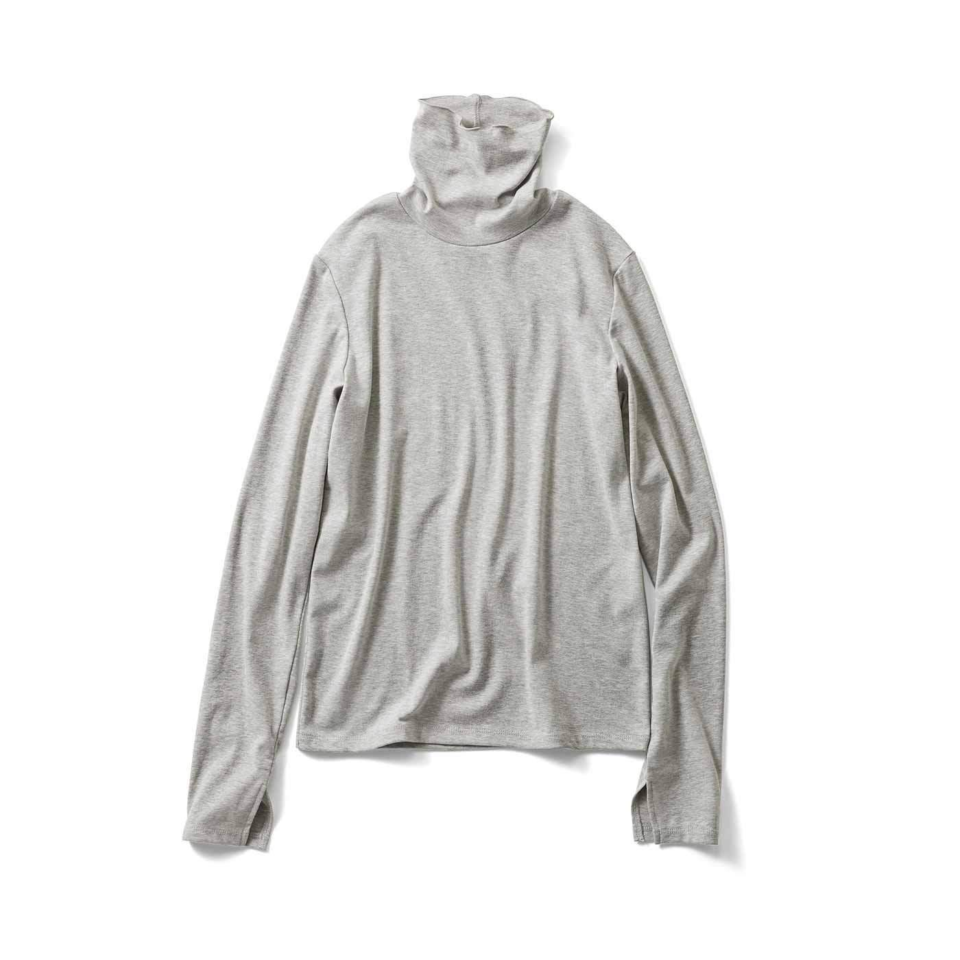 IEDIT［イディット］|野々村さんタートルネックトップス〈杢グレー〉ＩＥ