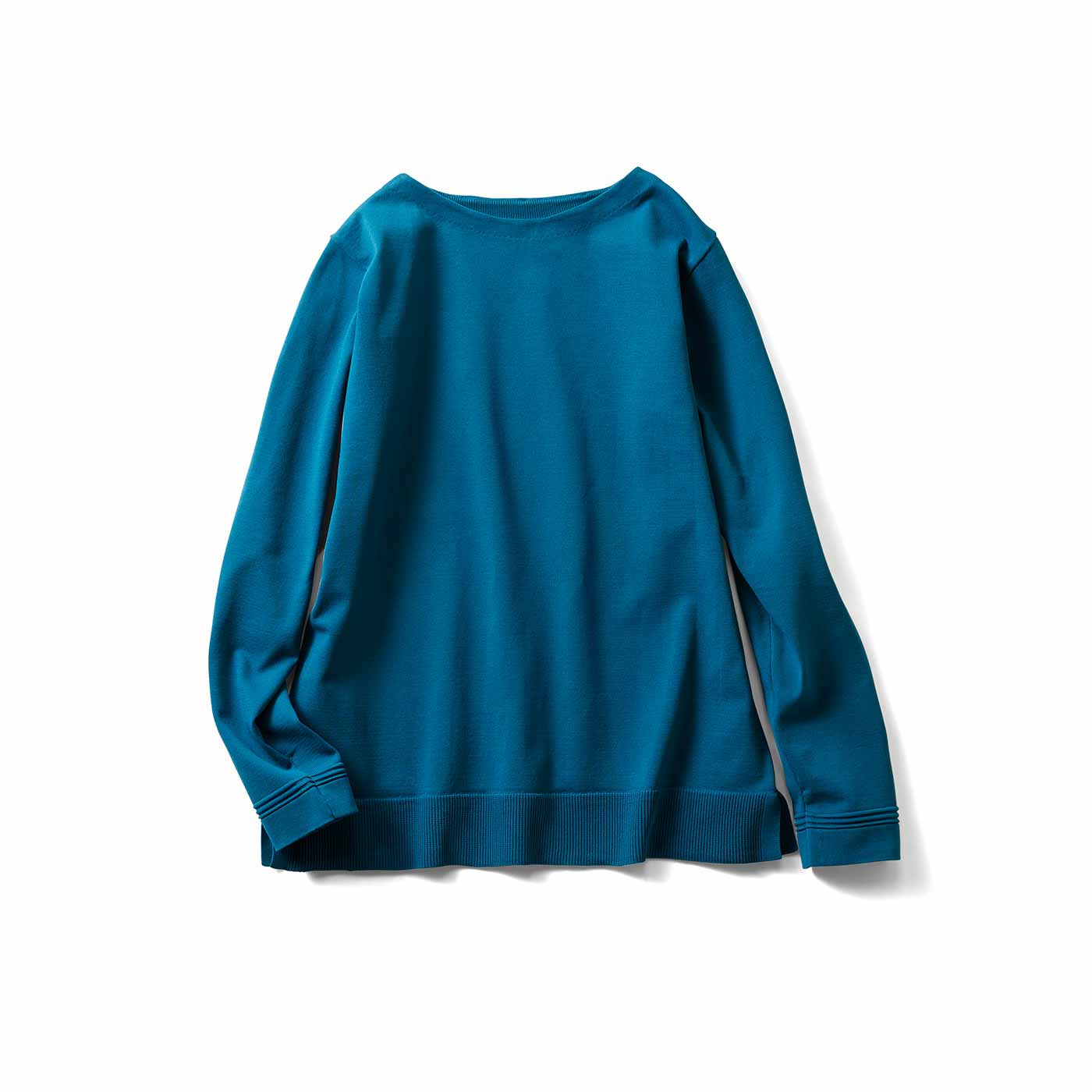 IEDIT［イディット］|原着糸すっきりニット〈グリーン〉ＩＥ