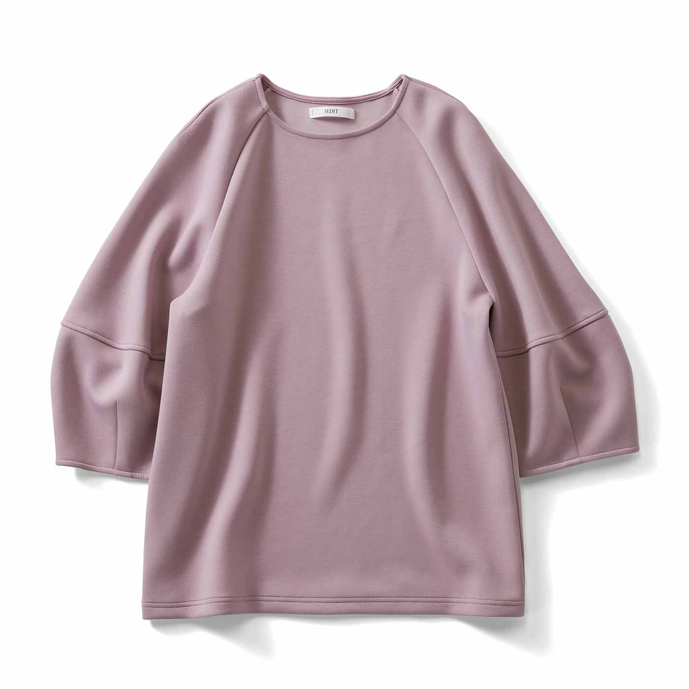 IEDIT|ランタンカットソー〈パープル〉ＩＥ