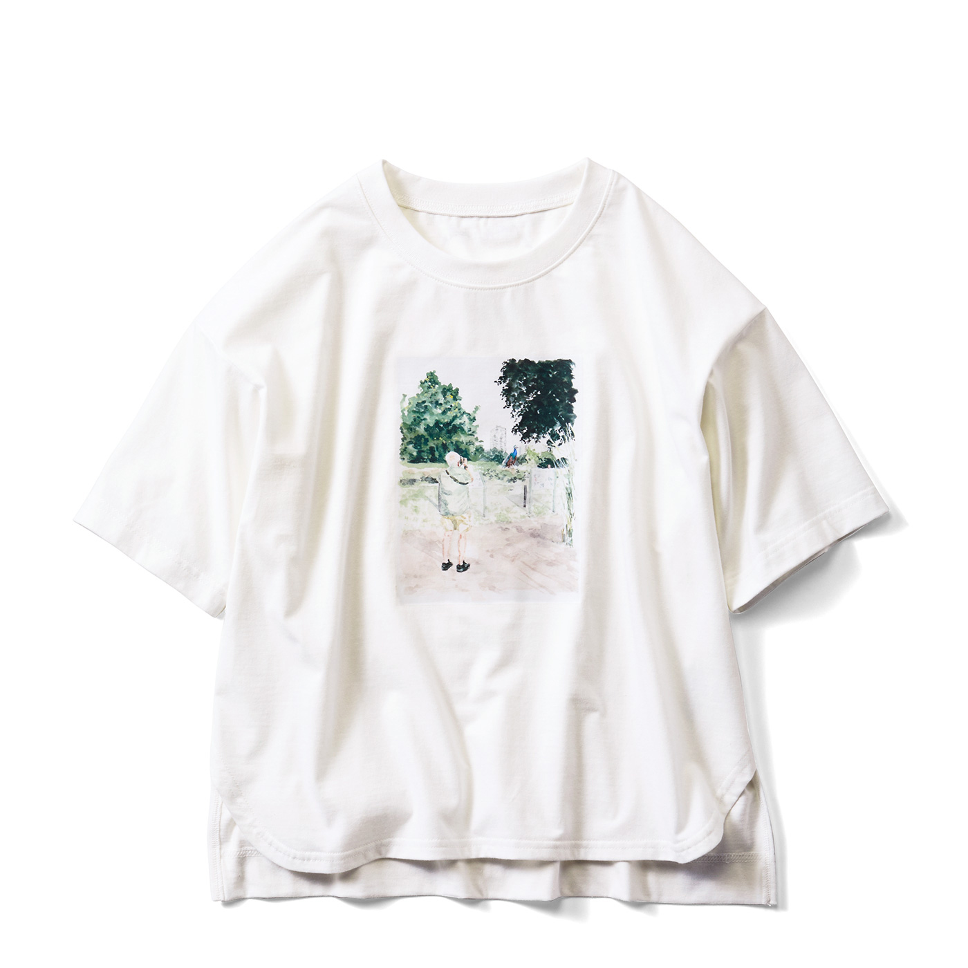 シロップ．|シロップよしいちひろさんＴシャツ〈ホワイト