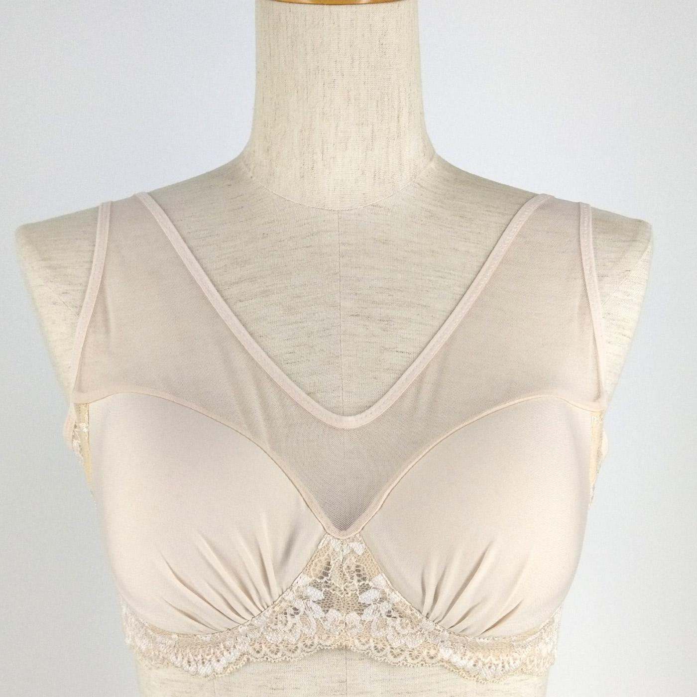 FELISSIMO PARTNERS|Tシャツがきれいに着れるブラ〈スキンベージュ〉