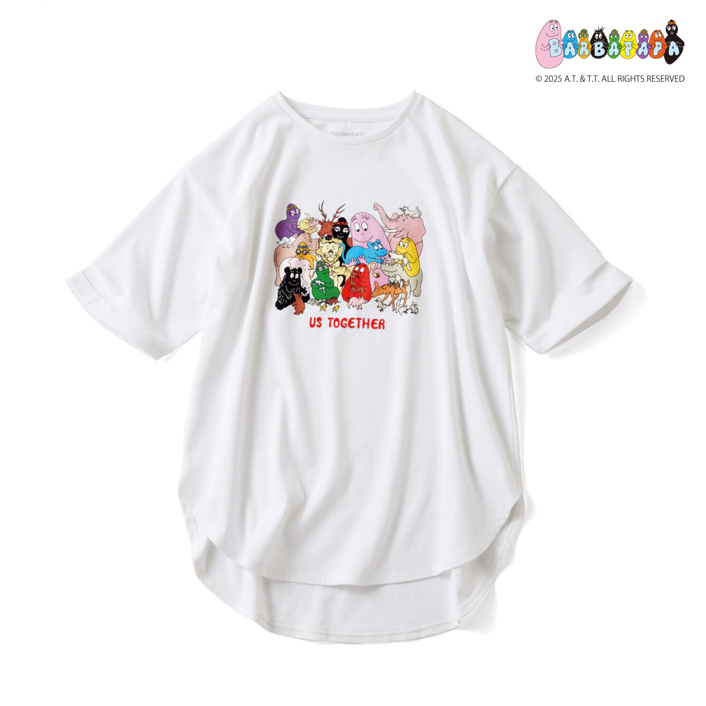 frauglatt|ｆｇバーバパパロングＴシャツ〈ＷＨ〉