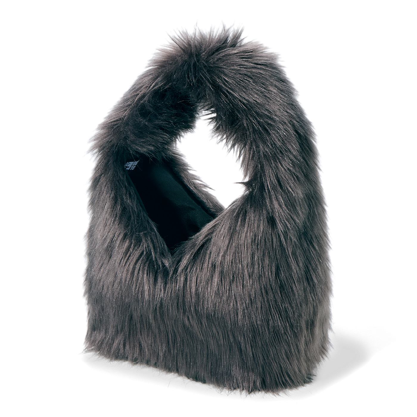 el:ment|ｅｌ岡田織物ファーおさんぽバッグチャコール