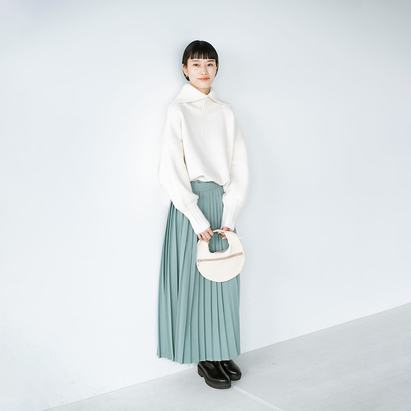 haco!|ｈハートがチラリとのぞくラップ風スカート