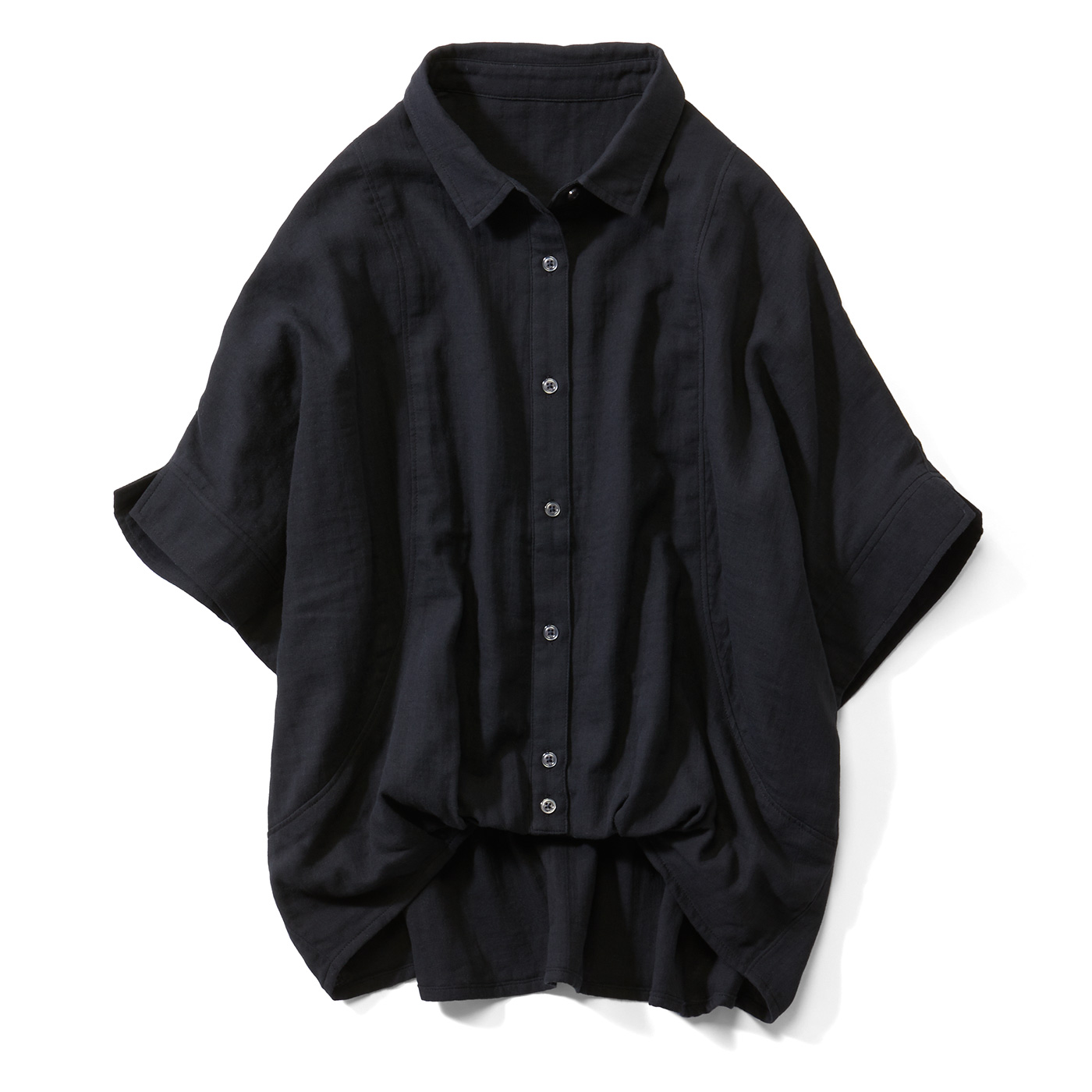 Live in  comfort|ＷＧナチュラルシャツ〈ＢＫ〉リブイン