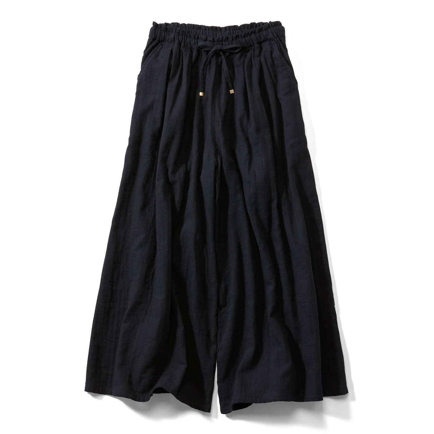 Live in  comfort|ＷＧナチュラルガウチョパンツ〈ＢＫ〉リブイン