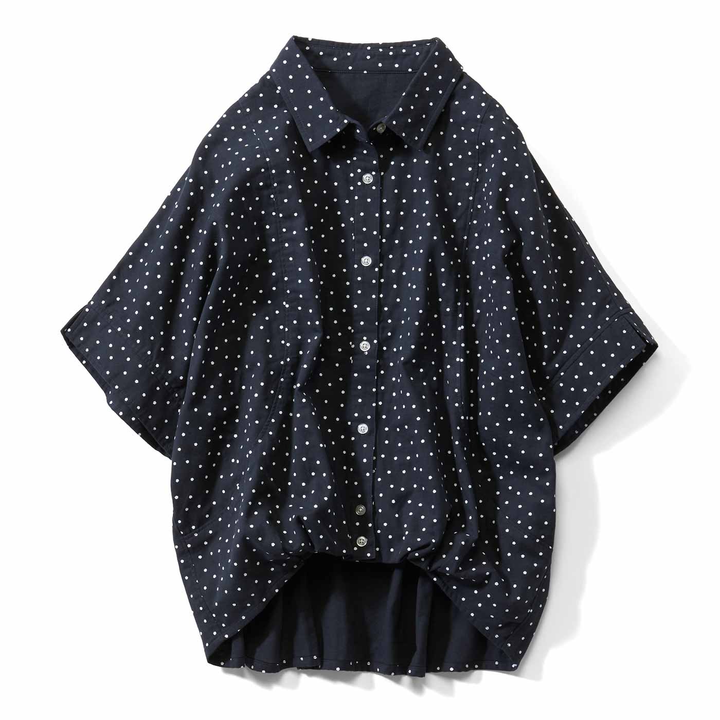 Live in  comfort|ＷＧナチュラルシャツ〈ＤＯＴ〉リブイン