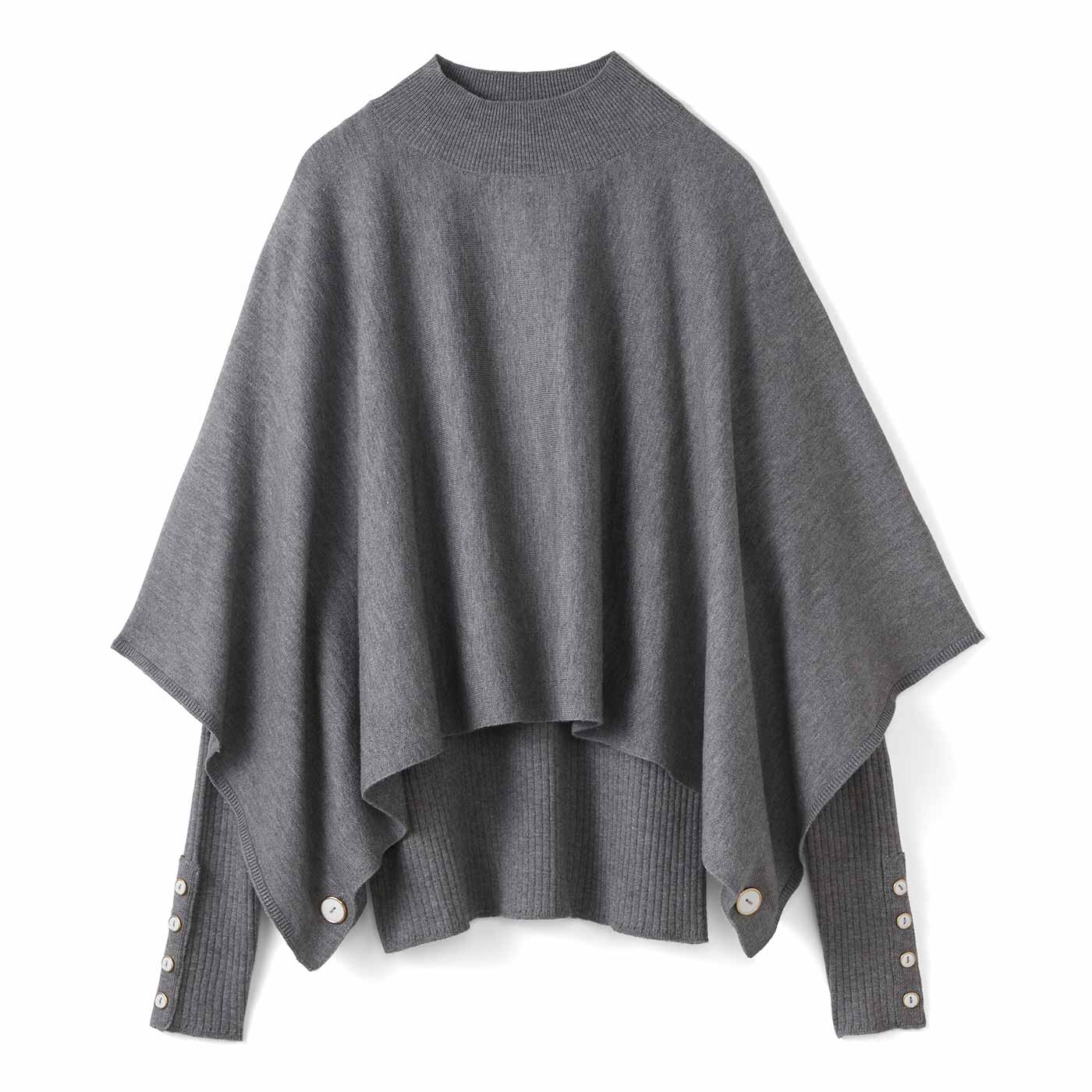 Live in comfort［リブインコンフォート］|ケープ＆リブニットセット〈ＧＹ〉リブイン