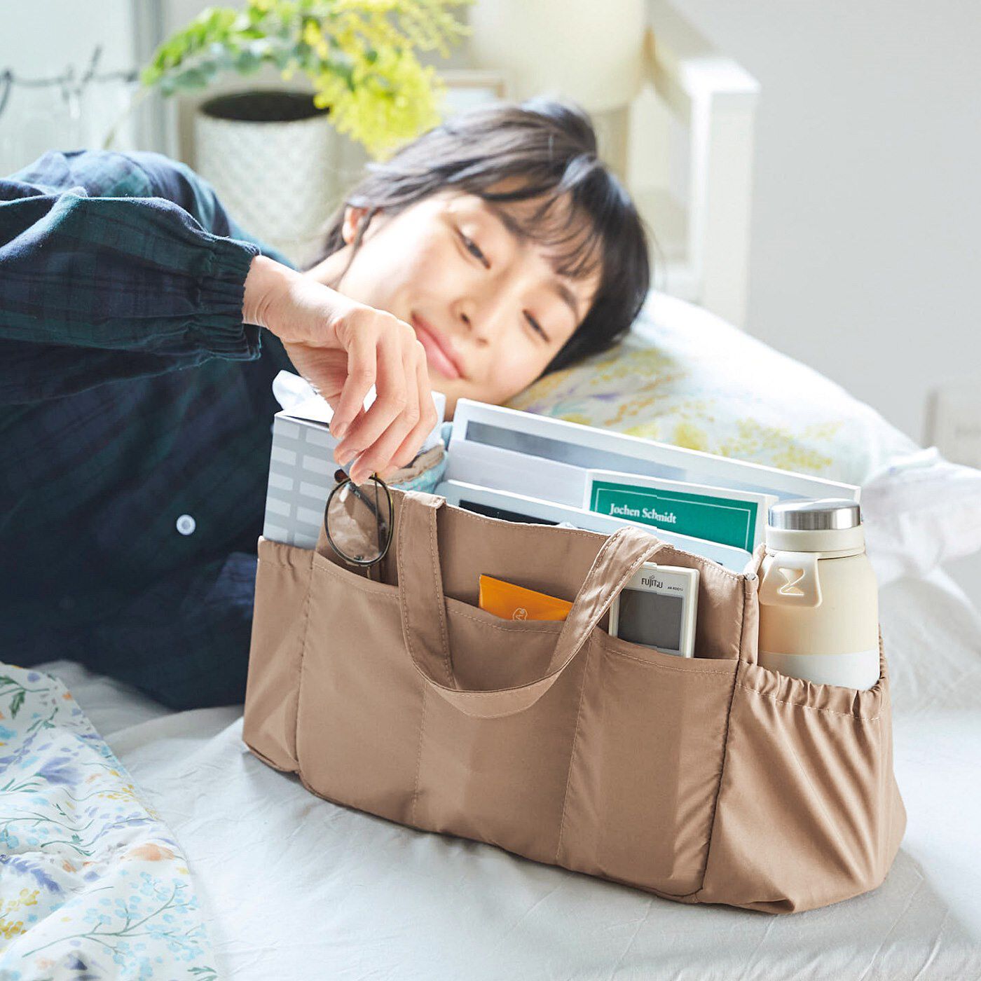 クーフゥ 使いたいものをぎゅっとひとまとめ 自立する収納ソフトコンテナバッグの会【送料無料】