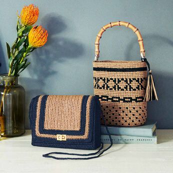 かぎ 編み デザイン バッグの通販一覧 | FELISSIMO フェリシモ