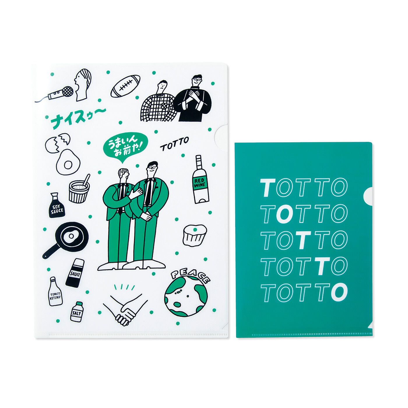 よしもとコラボ トットの何でもはさませてもらうわ クリアファイルセット【送料: 450円+税】