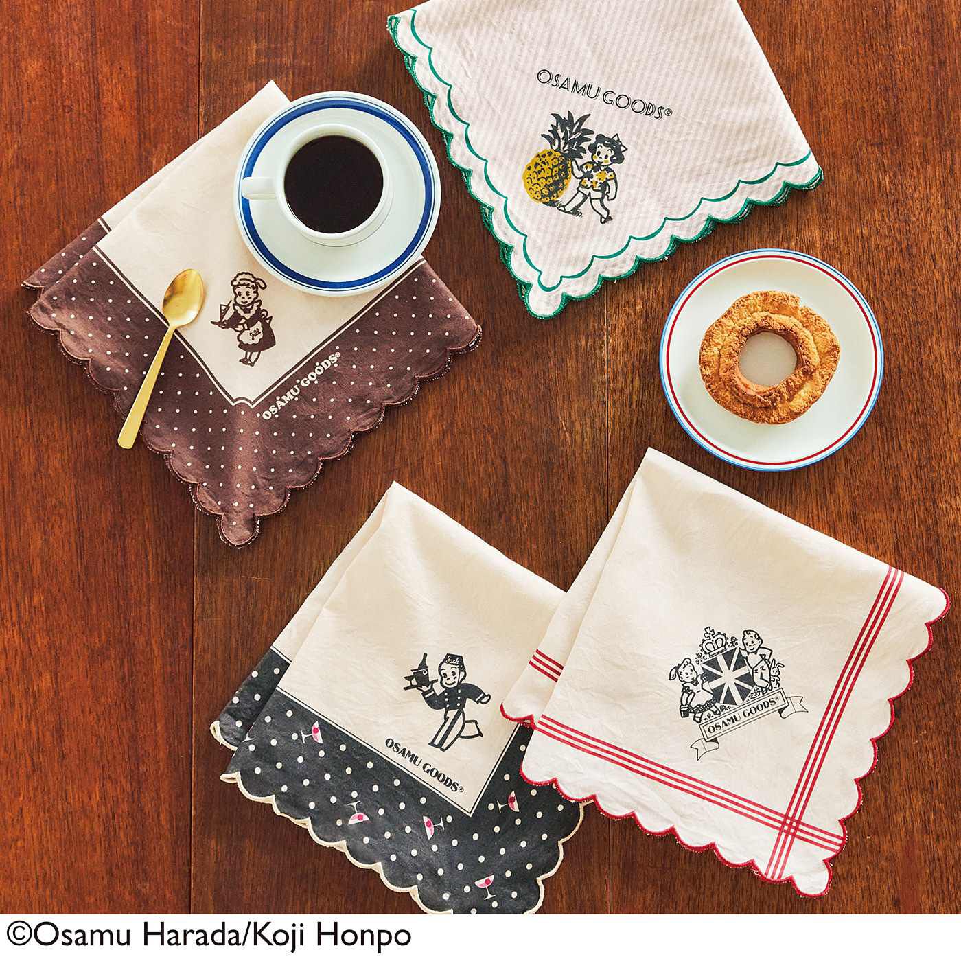 USEDo×OSAMU GOODSオサムハンカチスカーフ