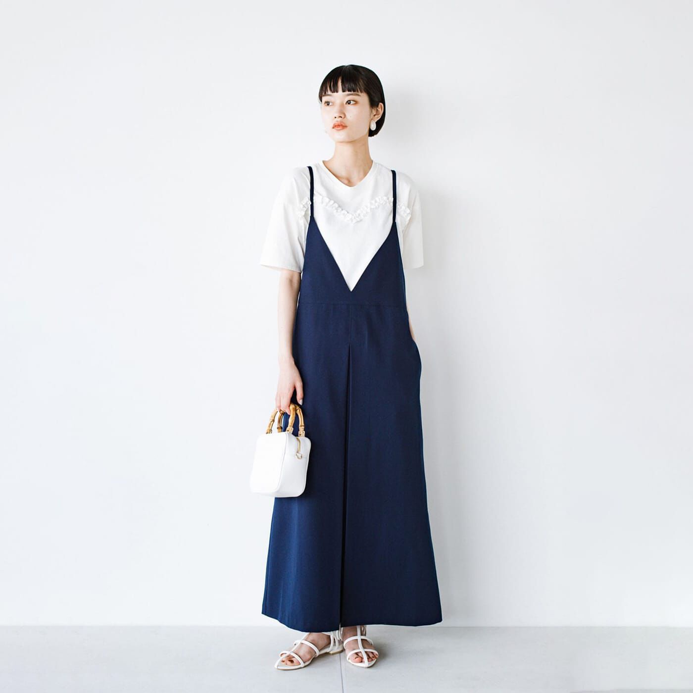 haco! 合わせて着るとハートができる!peacefulなTシャツとキャミワンピースセット haco! FACTORY with ah【送料無料】