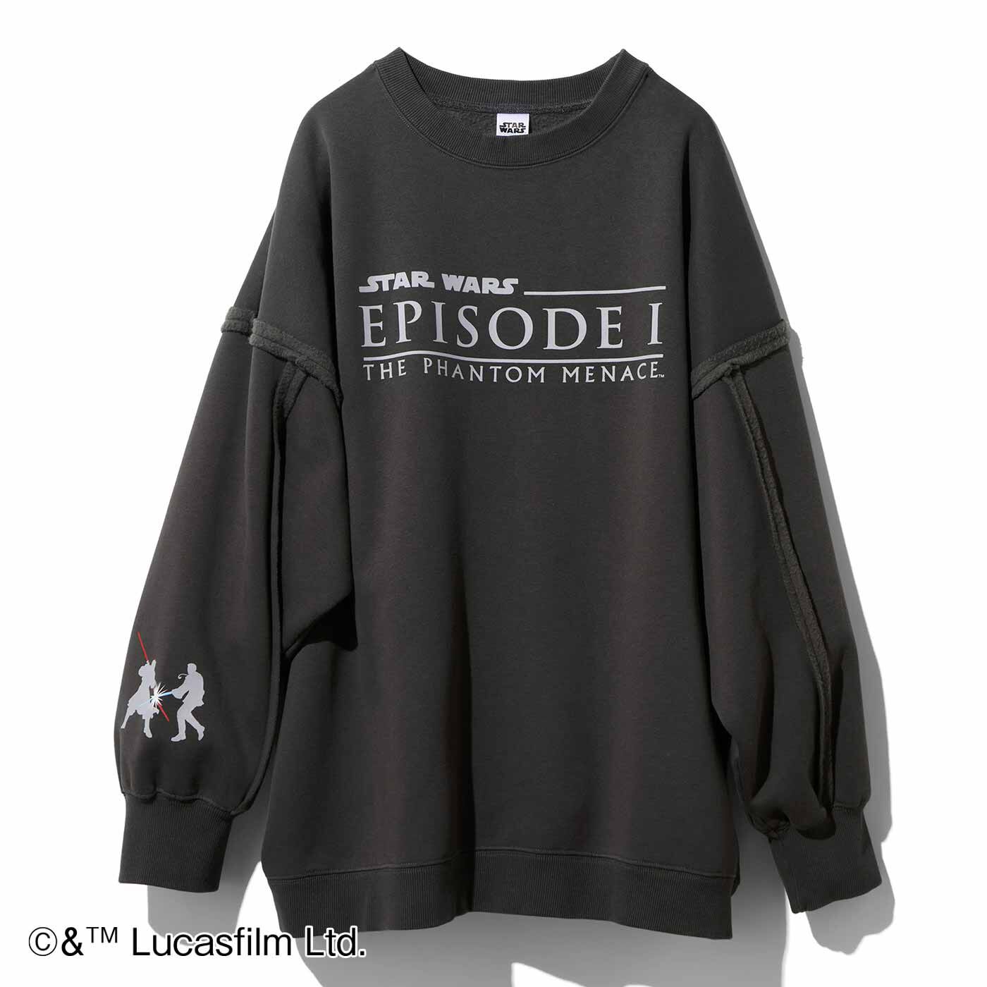 MEDE19F Star Wars 背中で行く末を暗示するボリュームスウェット〈チャコール〉【送料無料】