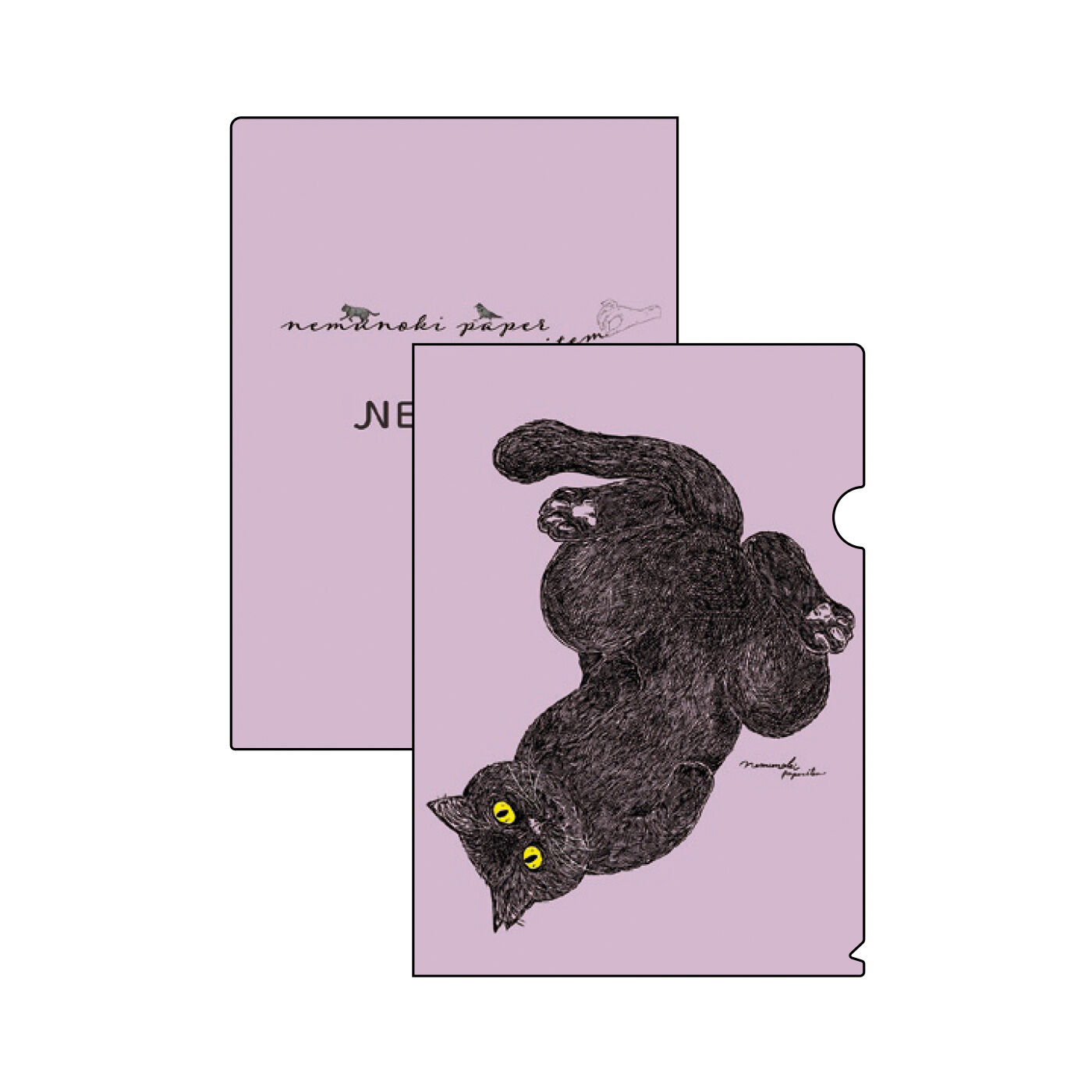 nemunoki paper item×猫部 地域猫チャリティークリアファイル2023【送料: 450円+税】