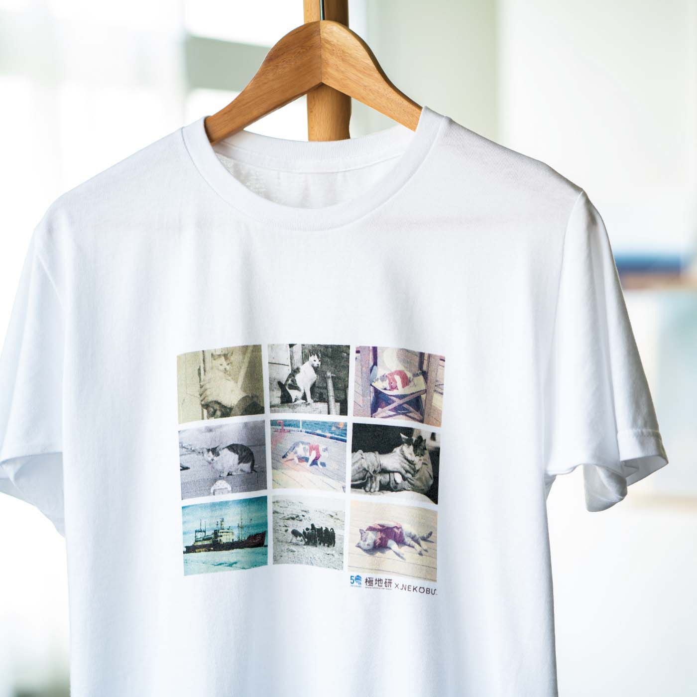 国立極地研究所×猫部 南極へ行った猫たけしの思い出Tシャツ【送料無料】