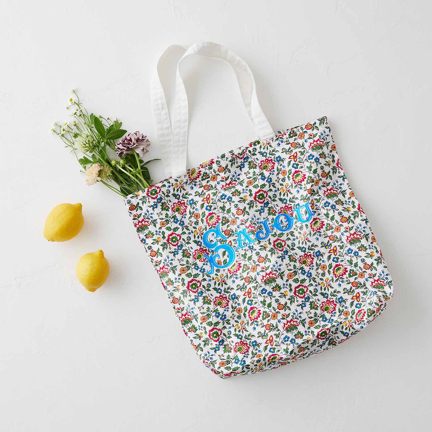 フラウグラット 憧(あこが)れのサジュー 素敵な花柄に心躍る お出かけしたくなるコットンバッグ【送料無料】