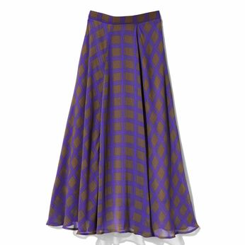 チェック スカート 紫の通販一覧 | FELISSIMO フェリシモ