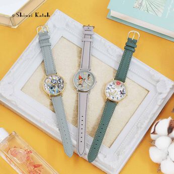 Shinzi Katoh 童話の宝石ウォッチコレクション カレンダー付き腕時計