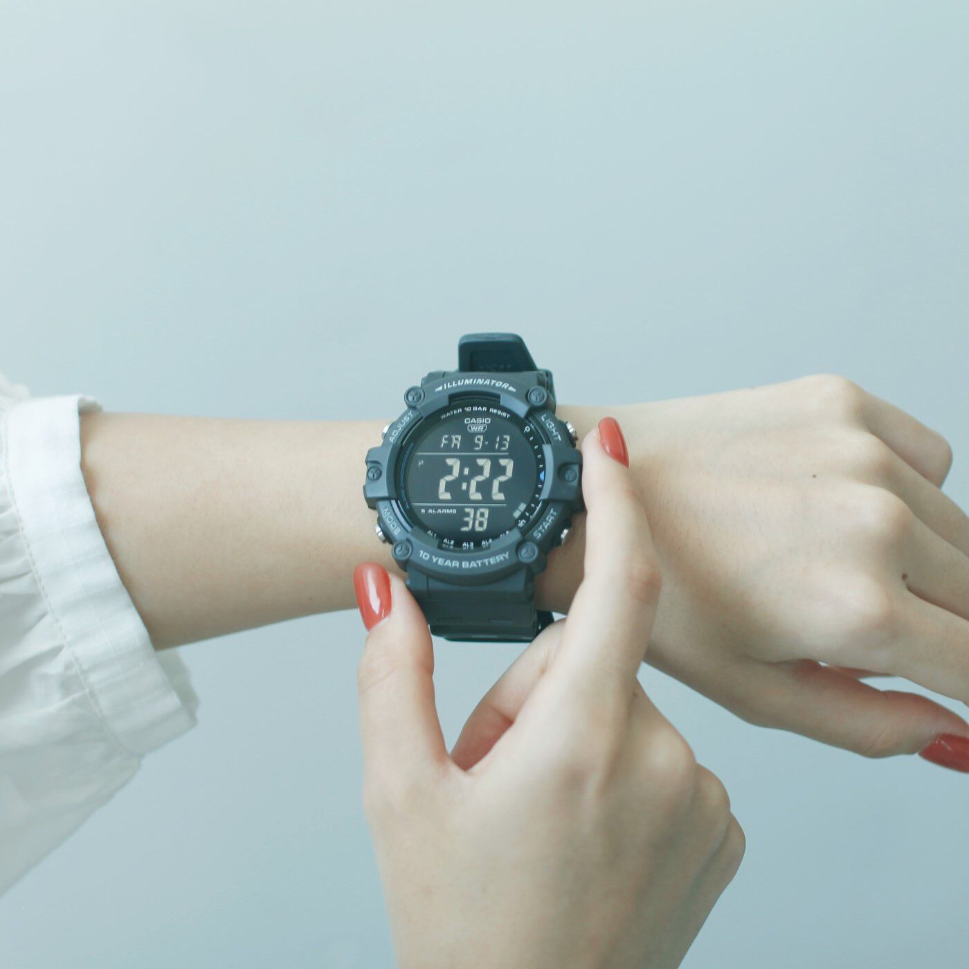 このごろ meets CASIO 推しカシ ウォータープルーフボーイ〈AE-1500WH-8BJF〉【送料無料】