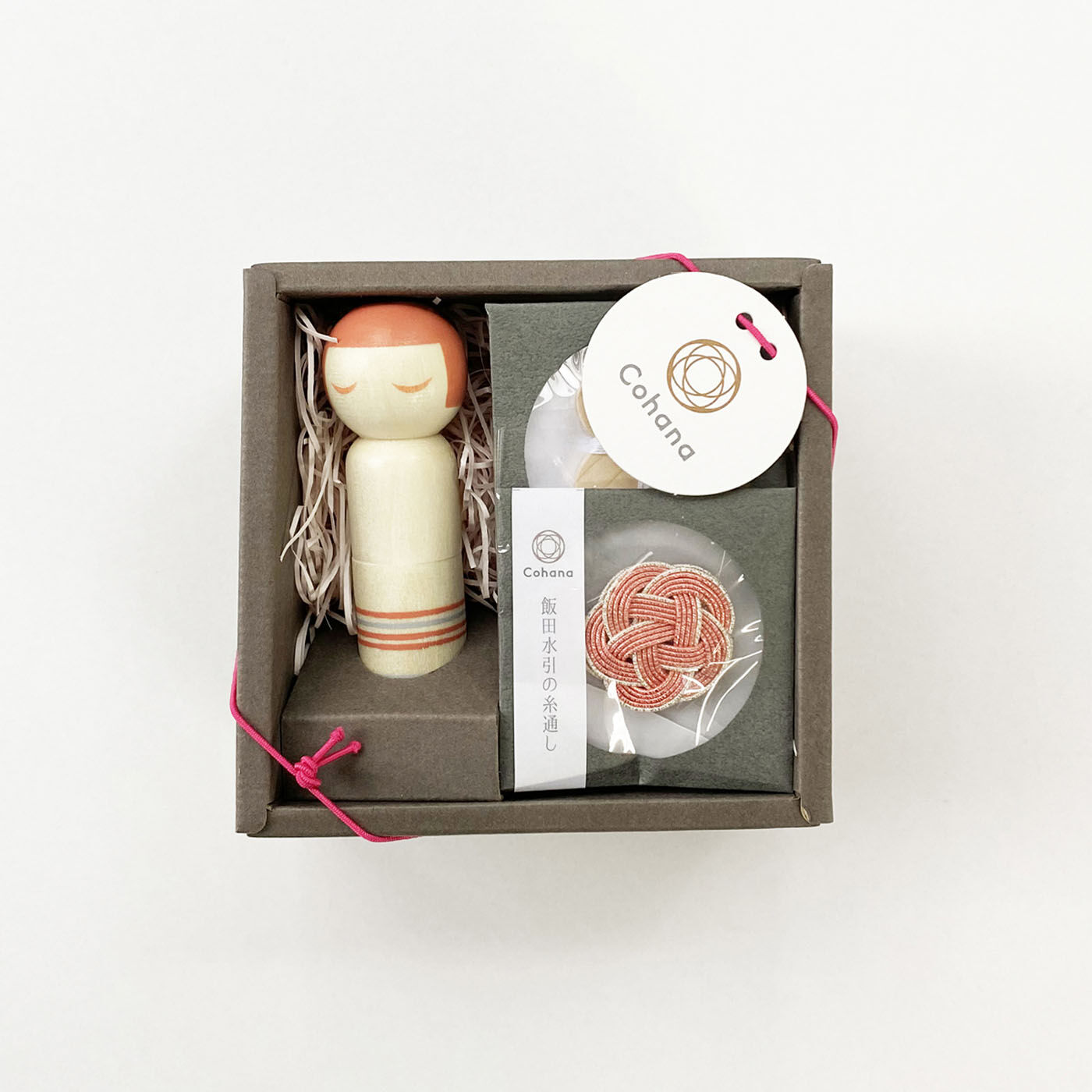 Cohana こけしのお針セット〈ばらいろ〉【送料無料】