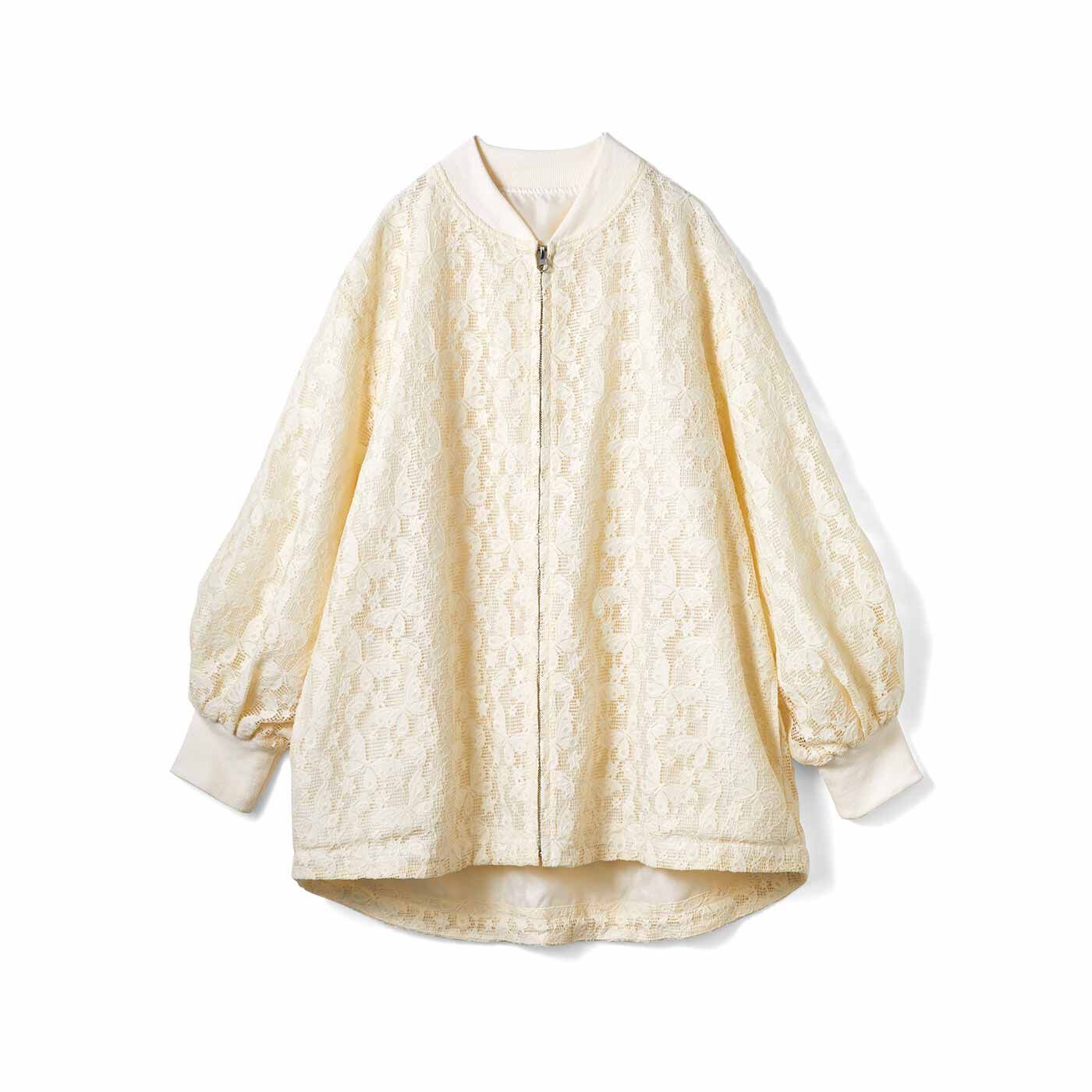 MEDE19F ギャザースリーブシアーブルゾン〈ライトベージュ〉｜MEDE19F 